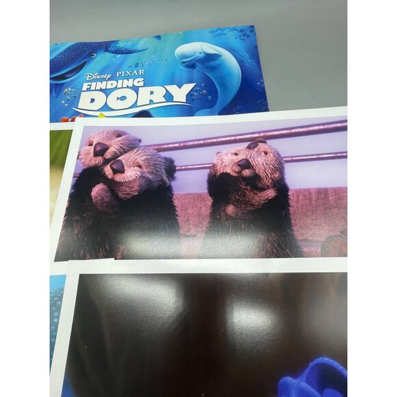 Disney Pixar Finding Dory lithographs set of 4 prints 2014 collection 14x10" REA - Picture 8 of 9